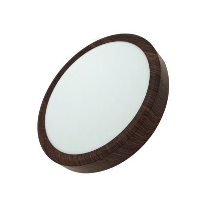 LED stropna svjetiljka LED/18W/230V 3000/4000/6500K pr. 23 cm smeđa